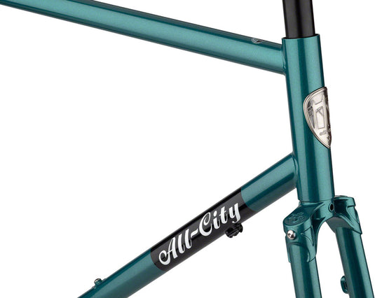 All-City Super Professional Frameset - 700c / 650b, Steel, Night Jade, 58cm