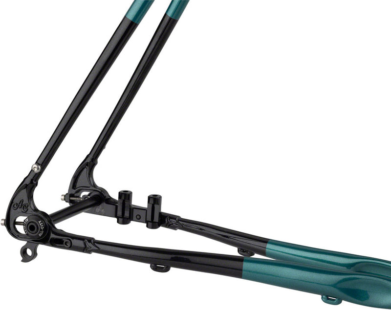 Load image into Gallery viewer, All-City Super Professional Frameset - 700c / 650b, Steel, Night Jade, 46cm
