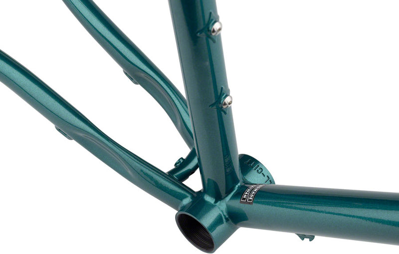 Load image into Gallery viewer, All-City Super Professional Frameset - 700c / 650b, Steel, Night Jade, 46cm
