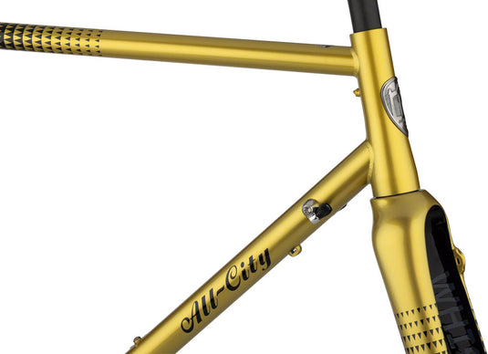 All-City Zig Zag Frameset - 700c, Steel, Golden Leopard, 61cm