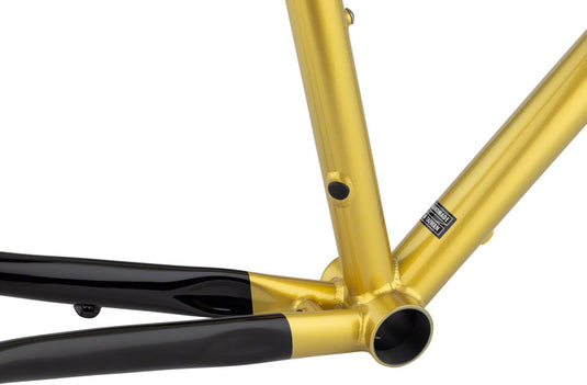 All-City Zig Zag Frameset - 700c, Steel, Golden Leopard, 52cm