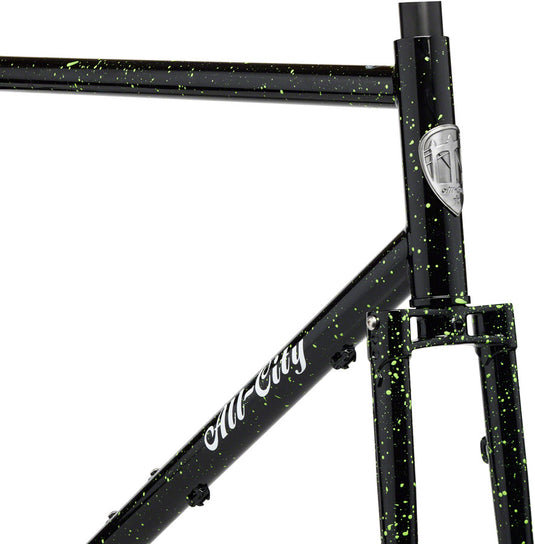 All-City Gorilla Monsoon Frameset - 650b/700c, Steel, Slimer Lime, 61cm