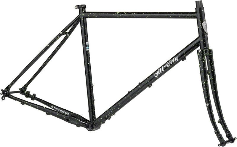 Load image into Gallery viewer, All-City-Gorilla-Monsoon-Frameset-Slimer-Lime-All-Road-Frame-ALFM0144
