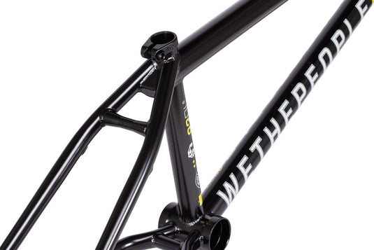 We The People Buck BMX Frame - 20.75" TT, Black