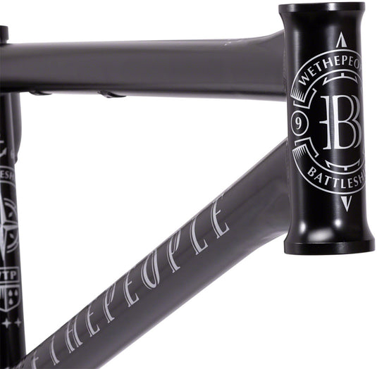 We The People Battleship BMX Frame - 20.75" TT, Black