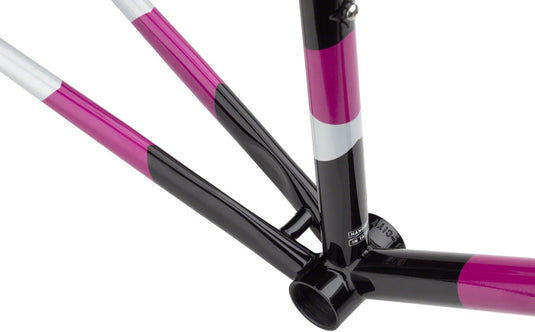 All-City Big Block Frameset - 700c, Steel, Midnight/Frost/Violet, 52cm