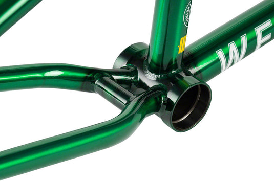 We The People Buck BMX Frame - 20.75" TT, Translucent Green