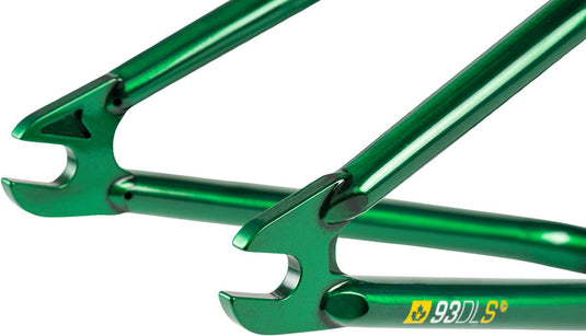 We The People Buck BMX Frame - 20.75" TT, Translucent Green