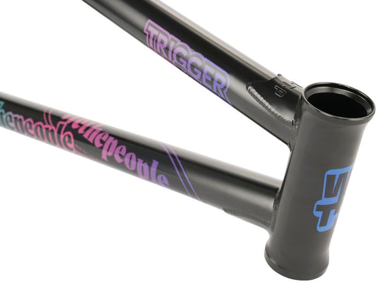 We The People Trigger BMX Frame - 21.25" TT, Black