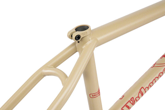 We The People Trigger BMX Frame - 20.75" TT, Matte Tan