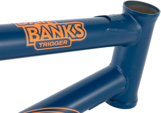 We The People Trigger BMX Frame - 21" TT, Matte Navy Blue