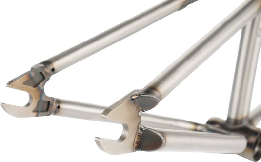 We The People Battleship BMX Frame - 20.75" TT, Matte Raw