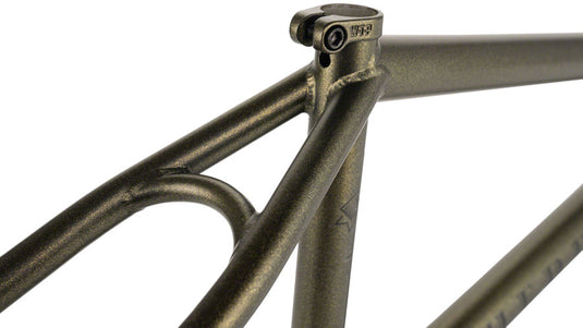 We The People Battleship Magnum BMX Frame - 21.25" TT, Metallic Bronze