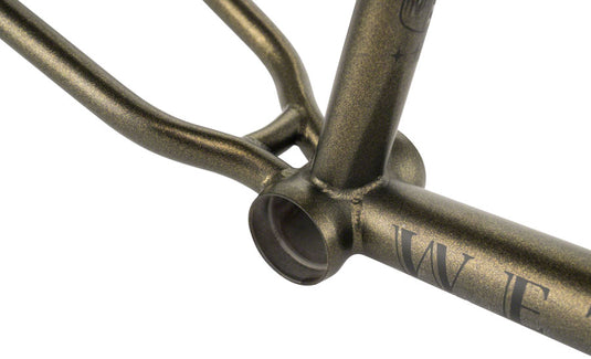 We The People Battleship Magnum BMX Frame - 21.25" TT, Metallic Bronze