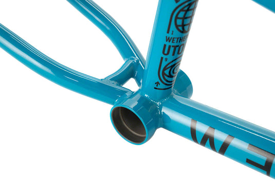 We The People Utopia BMX Frame - 20" TT, Neon Teal