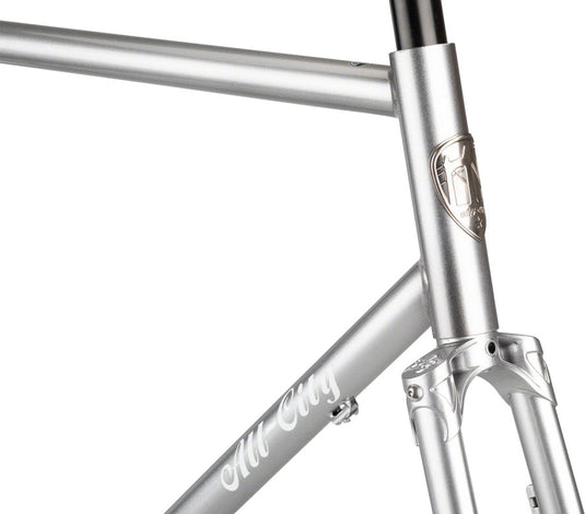 All-City Super Professional Frameset - 700c / 650b, Steel, Quicksilver, 58cm