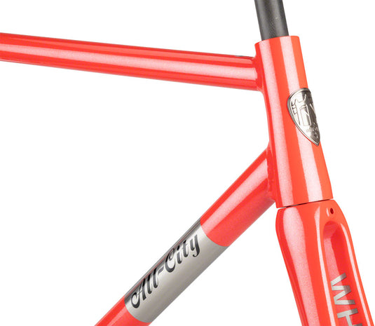 All-City Thunderdome Frameset - 700c, Aluminum, Hot Pink Blink, 49cm