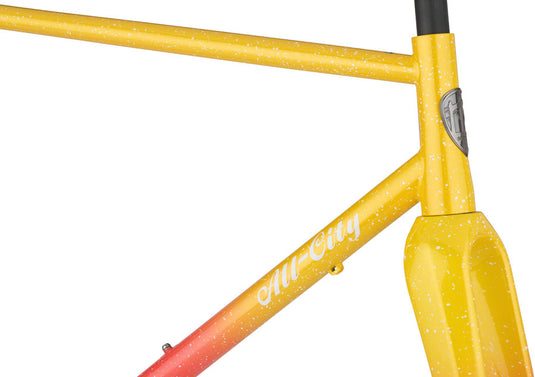 All-City Nature Cross Single Frameset - 700c, Steel, Pink Lemonade, 58cm