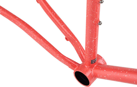 All-City Nature Cross Single Frameset - 700c, Steel, Pink Lemonade, 55cm