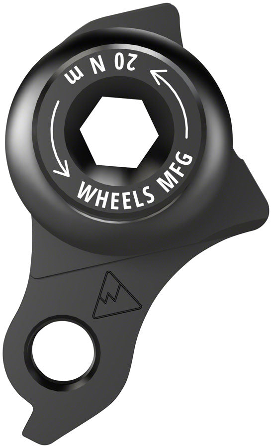 Load image into Gallery viewer, Wheels Manufacturing Universal Derailleur Hanger - 487, For Trek ABP MTB Frames designed to accept SRAM UDH, Black
