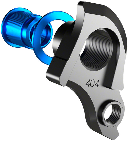 Wheels Manufacturing Universal Derailleur Hanger - 404-5, For Frames designed to accept SRAM UDH, Black/Teal