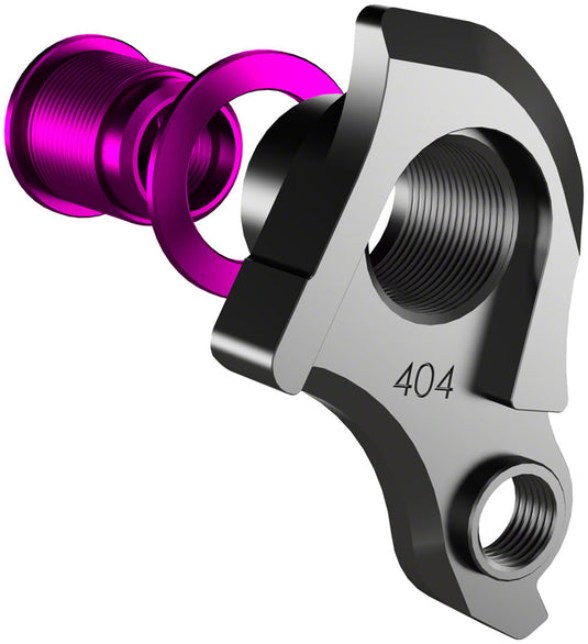 Wheels Manufacturing Universal Derailleur Hanger - 404-7, For Frames designed to accept SRAM UDH, Black/Purple