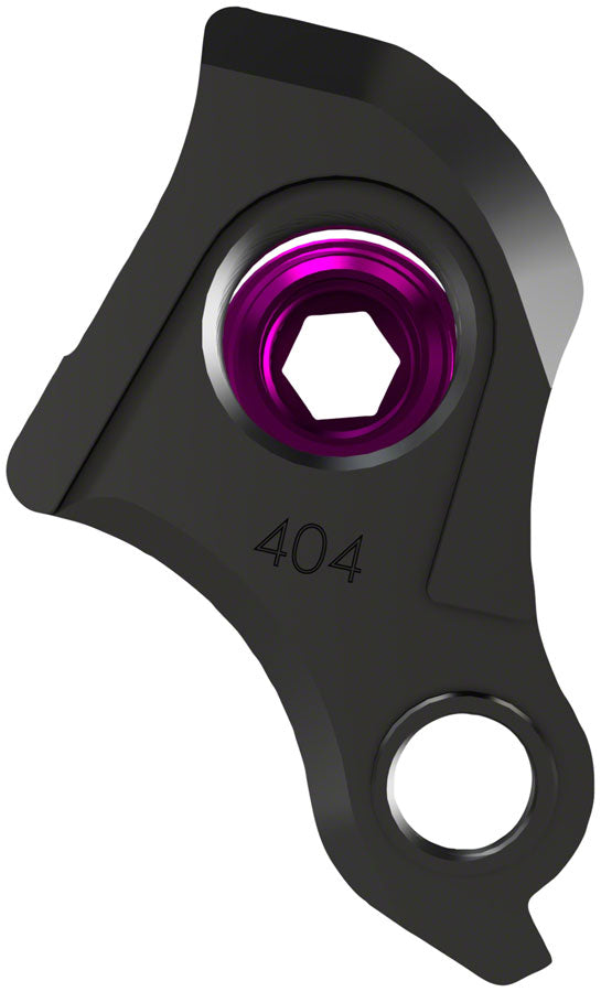 Load image into Gallery viewer, Wheels Manufacturing Universal Derailleur Hanger - 404-7, For Frames designed to accept SRAM UDH, Black/Purple
