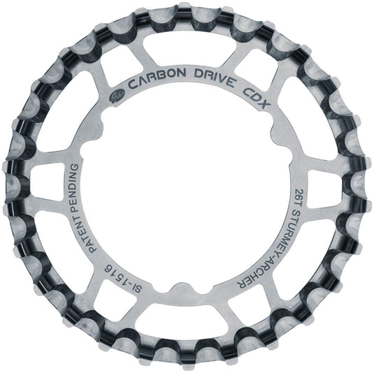 Gates Carbon Drive CDX Ctr.Track Rear Sprocket 26t,Sturmey-Archer 46.87mm 3-Lobe