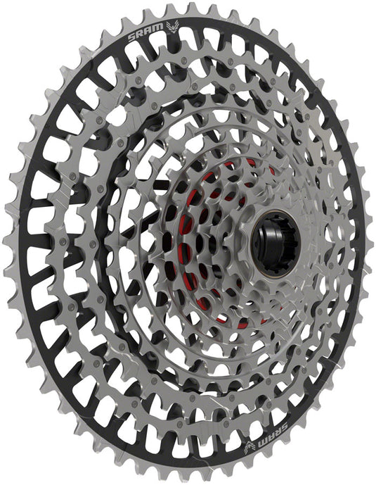 SRAM XX Eagle T-Type XS-1297 Cassette - 12-Speed, 10-52t, For XD Driver, Silver/Black