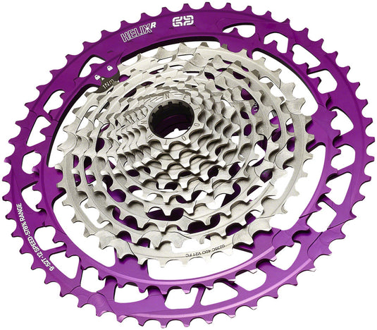 e*thirteen Helix Race Cassette - 12-Speed, 9-52t, Eggplant