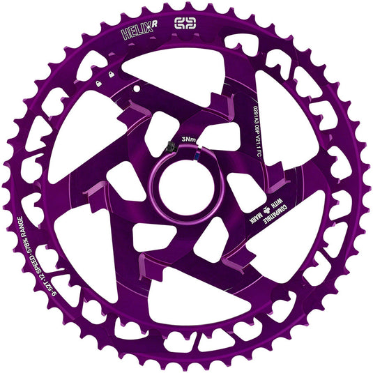 e*thirteen Helix Race Cassette - 12-Speed, 9-52t, Eggplant