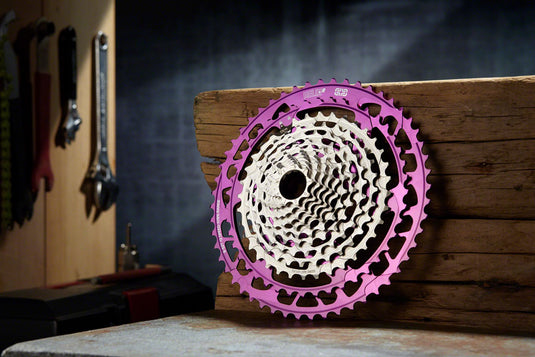 e*thirteen Helix Race Cassette - 12-Speed, 9-52t, Eggplant