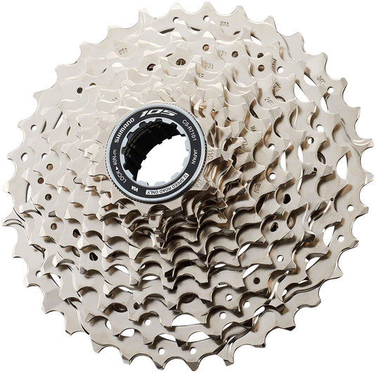 Shimano 105 CS-R7101-12 Cassette - 12-Speed, 11-34t, HG L2, Silver