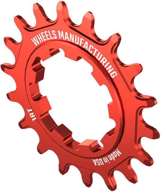 Wheels Manufacturing SOLO-XD Cog - 18t, Red