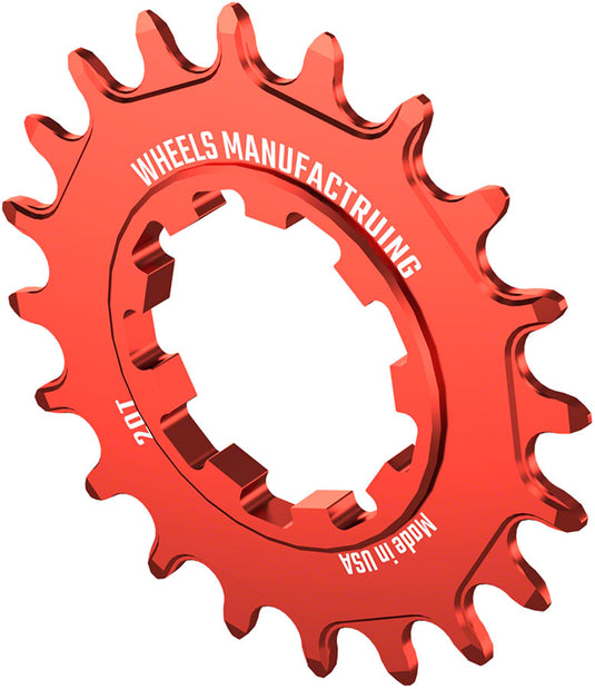 Wheels Manufacturing SOLO-XD Cog - 20t, Red