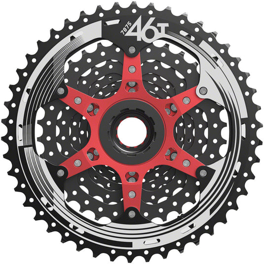 SunRace MX9X Cassette - 11-Speed, 10-46t, Black Chrome, For XD Driver Body