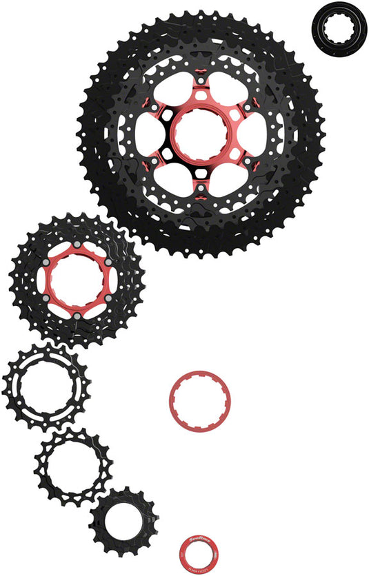 SunRace MZ91X Cassette - 12-Speed, 10-50t, Black Chrome, For XD Driver Body