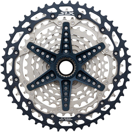 Shimano SLX CS-M7100 Cassette - 12-Speed, 10-51t, Silver/Black, Micro Spline