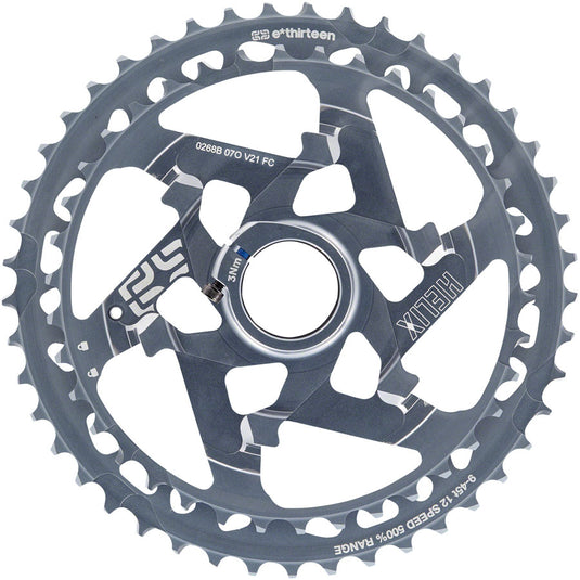 e*thirteen Helix Race Cassette - 12-Speed, 9-45t, Gray