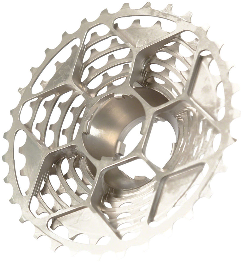 Load image into Gallery viewer, Prestacycle UniBlock PRO Cassette - 12-Speed, For Campagnolo 9-12 Speed Freehub 11-32t, Silver
