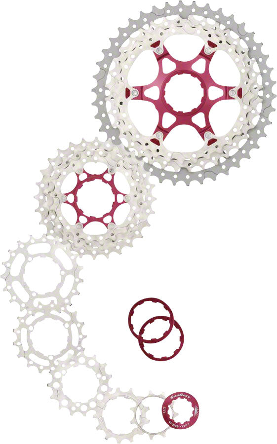 Load image into Gallery viewer, SunRace MX8 Cassette - 11 Speed, 11-42t, Silver
