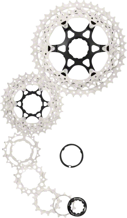 SunRace MS3 Cassette - 10 Speed, 11-42t, Silver