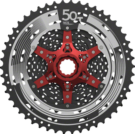 SunRace MX8 Cassette - 11 Speed 11-50t Black Bicycle Part Shimano Cassette Body