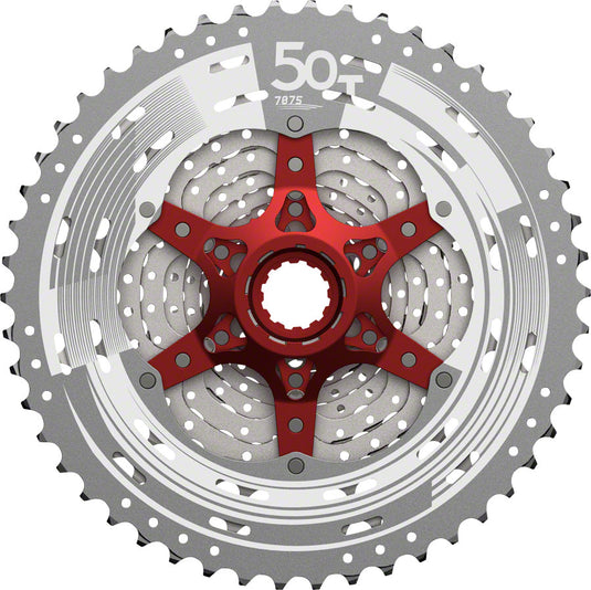 SunRace MX8 Cassette - 11 Speed, 11-50t, Silver