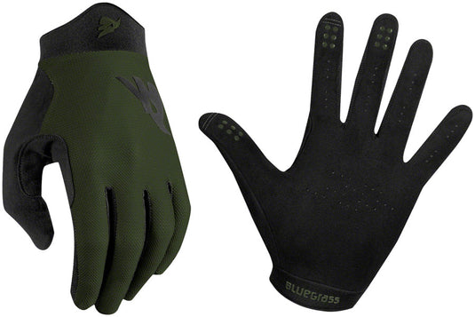 Bluegrass Union Gloves - Green, Full Finger, X-Small