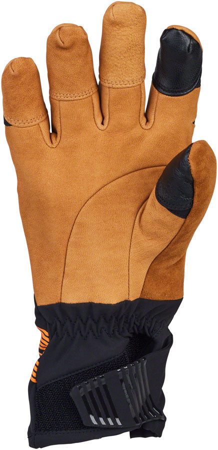 45NRTH 2024 Sturmfist 5 LTR Leather Gloves - Tan/Black, Full Finger, X-Large