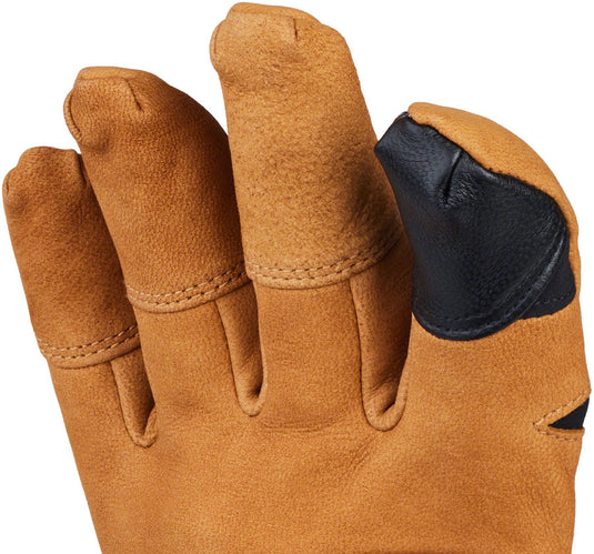 45NRTH 2024 Sturmfist 5 LTR Leather Gloves - Tan/Black, Full Finger, Small