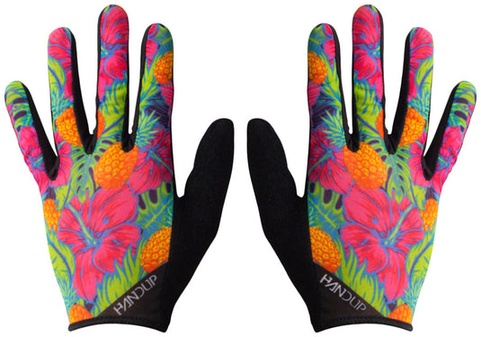 Handup-Vented-Pineapples-Caribbean-Gloves-Gloves-Small-GLVS7594-Cycling-Gloves