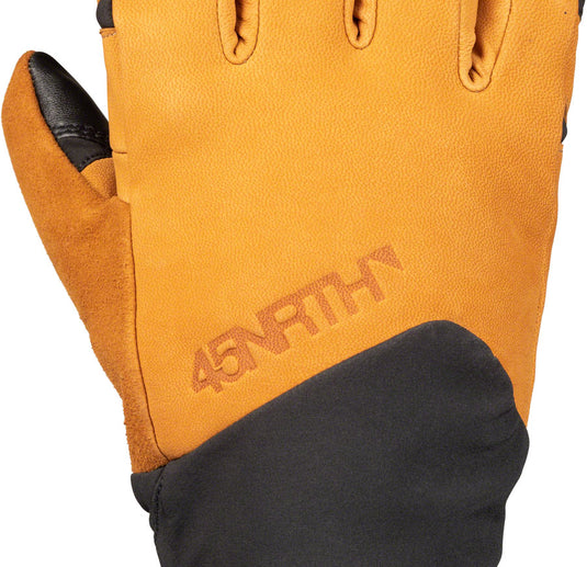 45NRTH 2023 Sturmfist 5 LTR Leather Gloves - Tan/Black, Full Finger, 2X-Large