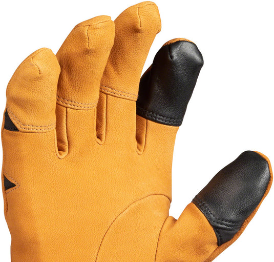 45NRTH 2023 Sturmfist 5 LTR Leather Gloves - Tan/Black, Full Finger, Small